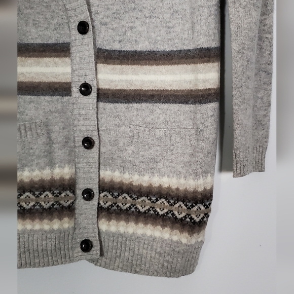 GAP Grandpa Wool Blend Button Up Longline Sweater Size Small - Picture 3 of 5